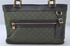 Auth Louis Vuitton Monogram Mini Lucille PM Hand Bag Green Khaki M92682 LV 5048D