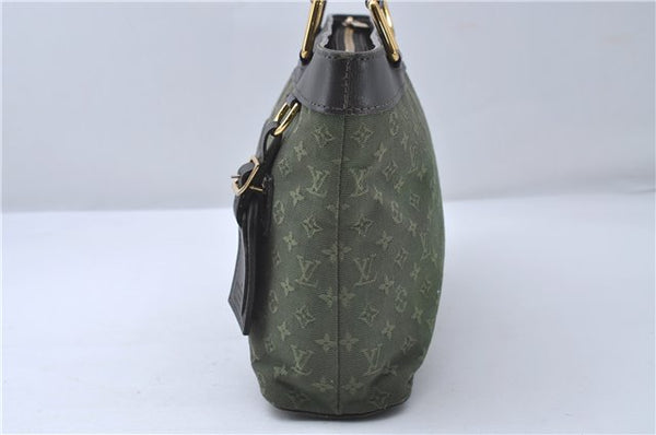 Auth Louis Vuitton Monogram Mini Lucille PM Hand Bag Green Khaki M92682 LV 5048D