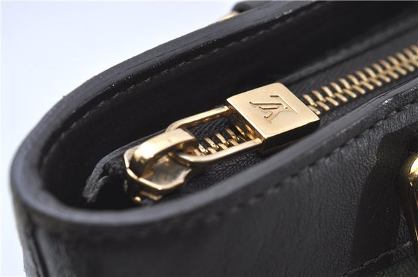 Auth Louis Vuitton Monogram Mini Lucille PM Hand Bag Green Khaki M92682 LV 5048D