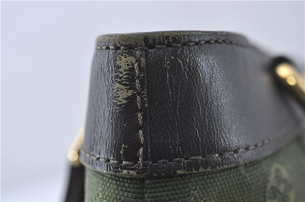 Auth Louis Vuitton Monogram Mini Lucille PM Hand Bag Green Khaki M92682 LV 5048D