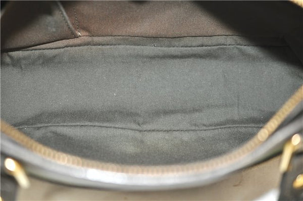 Auth Louis Vuitton Monogram Mini Lucille PM Hand Bag Green Khaki M92682 LV 5048D