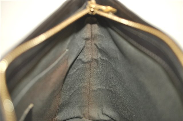 Auth Louis Vuitton Monogram Mini Lucille PM Hand Bag Green Khaki M92682 LV 5048D