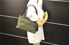 Auth Louis Vuitton Monogram Mini Lucille PM Hand Bag Green Khaki M92682 LV 5048D