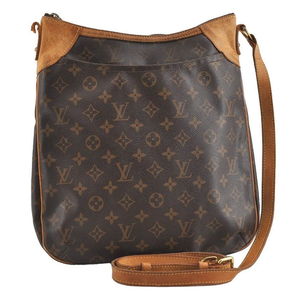 Authentic Louis Vuitton Monogram Odeon MM Shoulder Cross Bag M56389 Junk 5048I