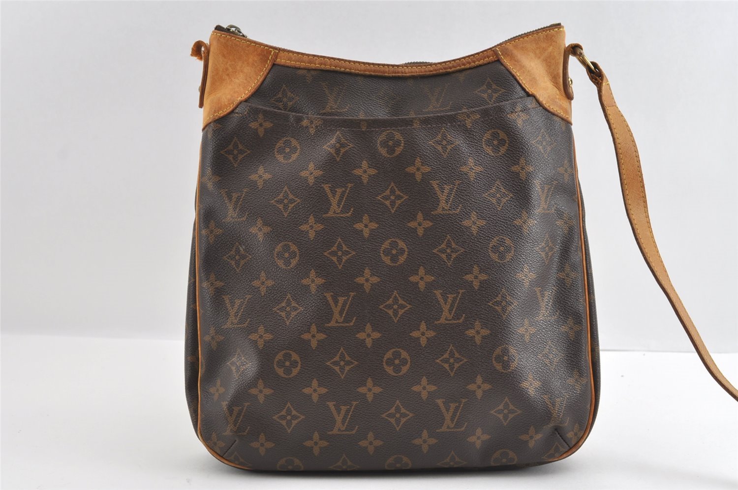 Authentic Louis Vuitton Monogram Odeon MM Shoulder Cross Bag M56389 Junk 5048I