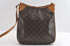 Authentic Louis Vuitton Monogram Odeon MM Shoulder Cross Bag M56389 Junk 5048I
