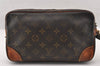 Authentic Louis Vuitton Monogram Marly Dragonne GM M51825 Clutch Bag Junk 5049I