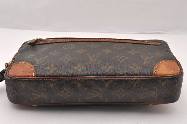 Authentic Louis Vuitton Monogram Marly Dragonne GM M51825 Clutch Bag Junk 5049I