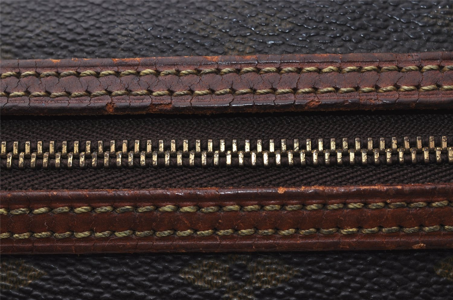 Authentic Louis Vuitton Monogram Marly Dragonne GM M51825 Clutch Bag Junk 5049I