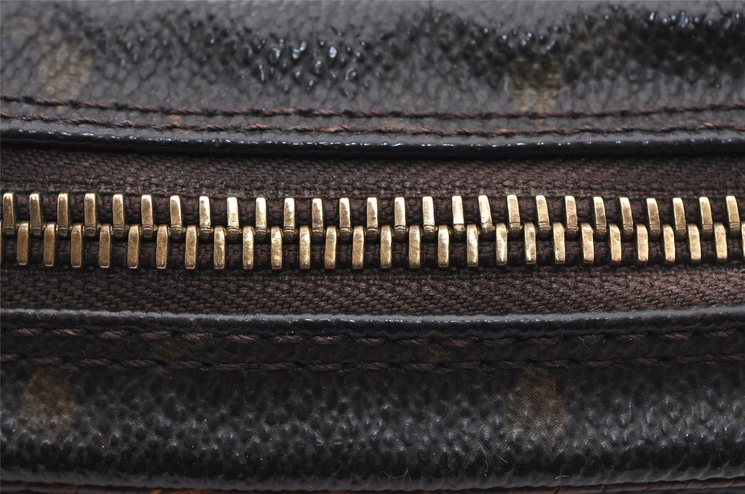 Authentic Louis Vuitton Monogram Marly Dragonne GM M51825 Clutch Bag Junk 5049I