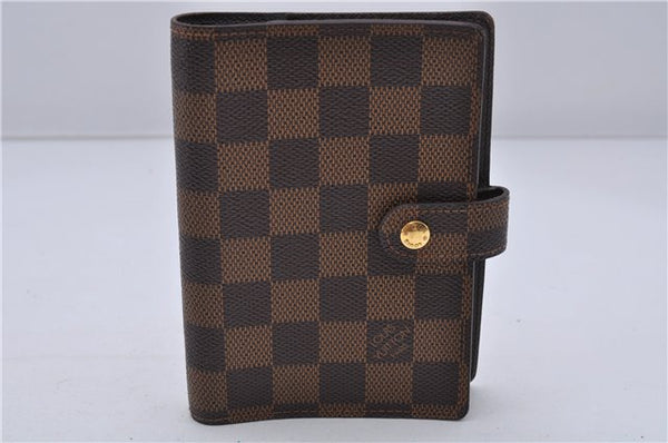 Authentic LOUIS VUITTON Damier Agenda PM Day Planner Cover R20700 LV 5050C