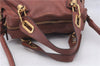 Authentic Chloe Paraty 2Way Shoulder Hand Bag Brown 5050D