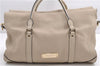 Authentic BURBERRY Vintage Leather 2Way Shoulder Tote Bag Beige 5051F