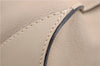Authentic BURBERRY Vintage Leather 2Way Shoulder Tote Bag Beige 5051F