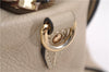 Authentic BURBERRY Vintage Leather 2Way Shoulder Tote Bag Beige 5051F
