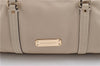 Authentic BURBERRY Vintage Leather 2Way Shoulder Tote Bag Beige 5051F