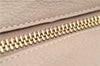 Authentic BURBERRY Vintage Leather 2Way Shoulder Tote Bag Beige 5051F