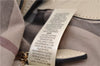 Authentic BURBERRY Vintage Leather 2Way Shoulder Tote Bag Beige 5051F