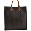 Authentic Louis Vuitton Monogram Sac Plat Hand Tote Bag M51140 LV 5051I