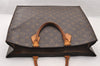 Authentic Louis Vuitton Monogram Sac Plat Hand Tote Bag M51140 LV 5051I