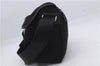 Authentic PRADA Nylon Leather Shoulder Cross Body Bag Purse Black 5052D