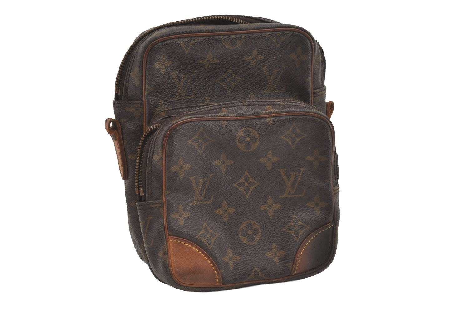 Authentic Louis Vuitton Monogram Amazone Shoulder Cross Bag M45236 Junk 5052I