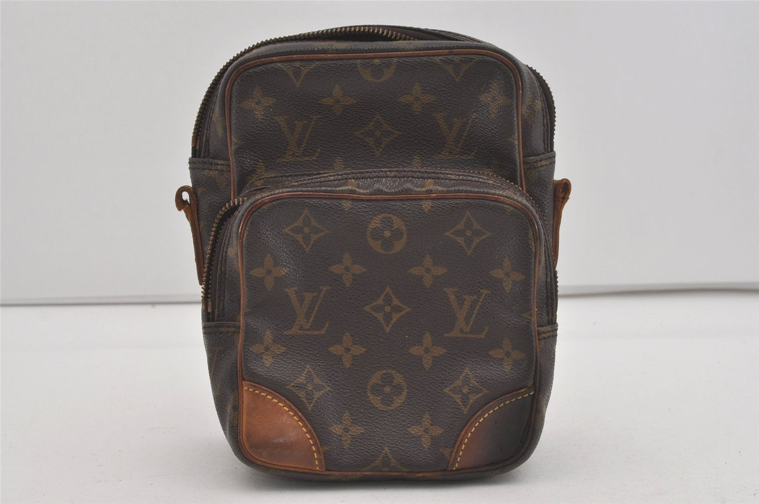 Authentic Louis Vuitton Monogram Amazone Shoulder Cross Bag M45236 Junk 5052I