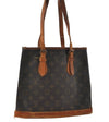Authentic Louis Vuitton Monogram Bucket PM Shoulder Tote Bag M42238 Junk 5053I