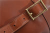 Authentic GUCCI Vintage Shoulder Bag Leather Brown 5054F