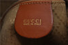 Authentic GUCCI Vintage Shoulder Bag Leather Brown 5054F