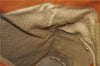 Authentic GUCCI Vintage Shoulder Bag Leather Brown 5054F