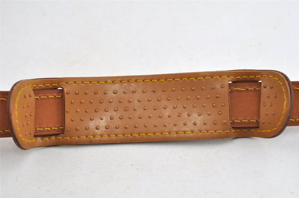 Authentic Louis Vuitton Leather Shoulder Strap Beige 35.8-42.9" LV 5055I