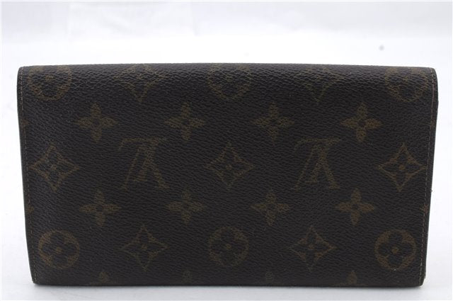 Auth LOUIS VUITTON Monogram Pochette Porte Monnaie Credit Wallet M61723 LV 5056C