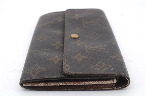 Auth LOUIS VUITTON Monogram Pochette Porte Monnaie Credit Wallet M61723 LV 5056C