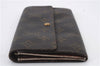 Auth LOUIS VUITTON Monogram Pochette Porte Monnaie Credit Wallet M61723 LV 5056C