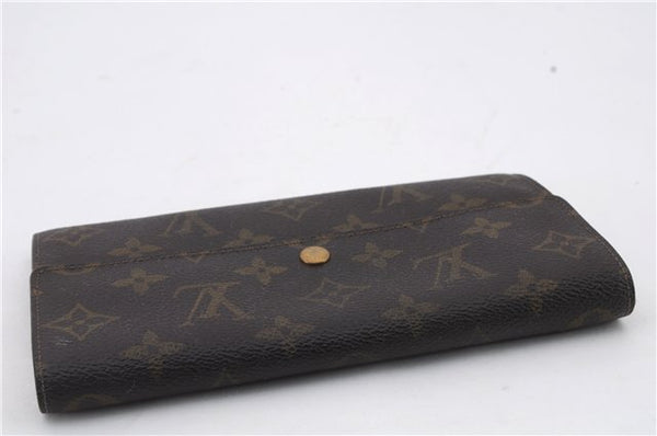 Auth LOUIS VUITTON Monogram Pochette Porte Monnaie Credit Wallet M61723 LV 5056C