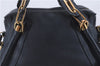 Authentic Chloe Paraty 2Way Shoulder Hand Bag Navy Blue 5056D