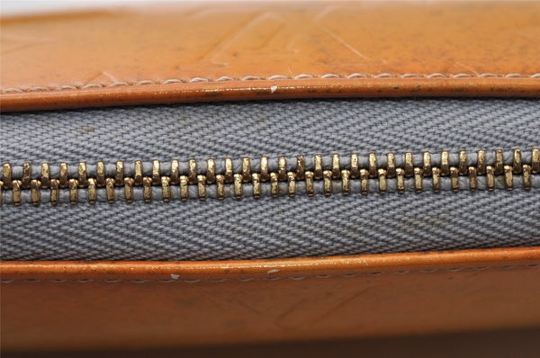 Authentic Louis Vuitton Vernis Lexington Hand Bag Pouch Yellow M91056 LV 5057I