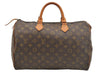 Authentic Louis Vuitton Monogram Speedy 35 Hand Boston Bag M41524 LV 5058I