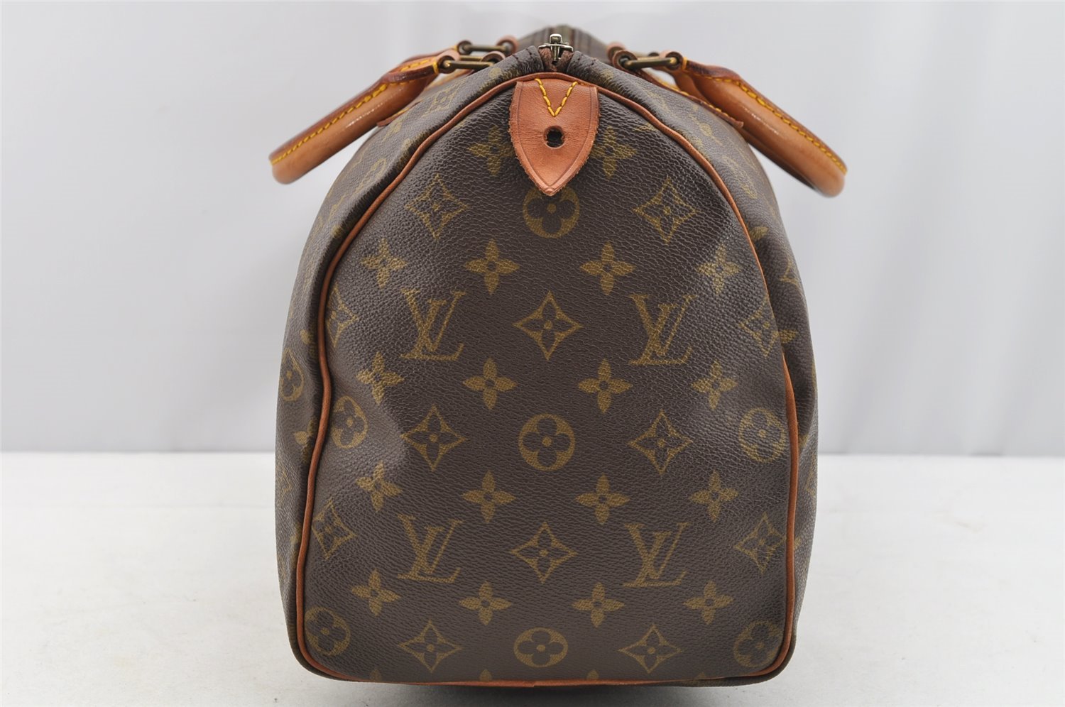 Authentic Louis Vuitton Monogram Speedy 35 Hand Boston Bag M41524 LV 5058I