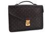 Auth LOUIS VUITTON Monogram Porte Documents Bandouliere M53338 Briefcase 5060C