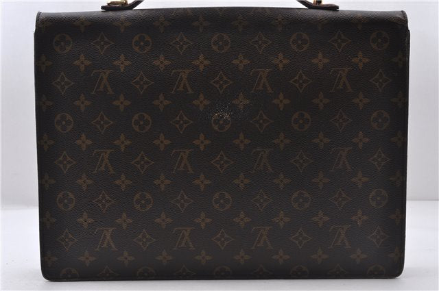 Auth LOUIS VUITTON Monogram Porte Documents Bandouliere M53338 Briefcase 5060C