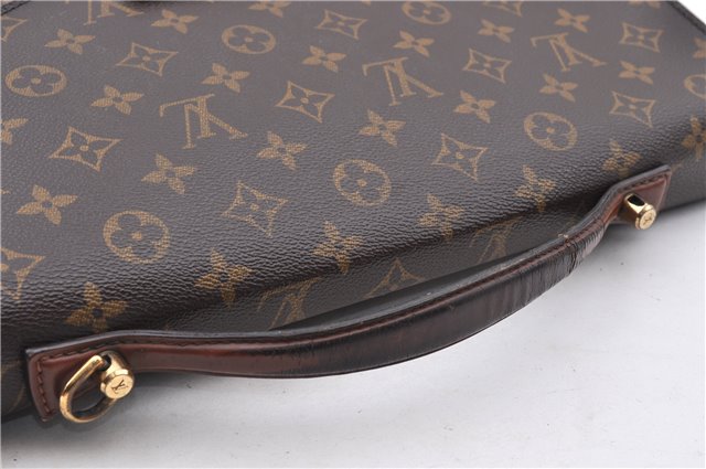 Auth LOUIS VUITTON Monogram Porte Documents Bandouliere M53338 Briefcase 5060C