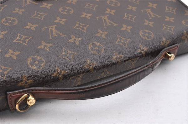 Auth LOUIS VUITTON Monogram Porte Documents Bandouliere M53338 Briefcase 5060C