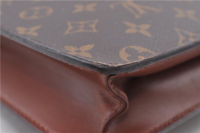 Auth LOUIS VUITTON Monogram Porte Documents Bandouliere M53338 Briefcase 5060C