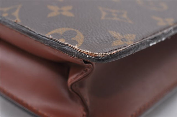 Auth LOUIS VUITTON Monogram Porte Documents Bandouliere M53338 Briefcase 5060C