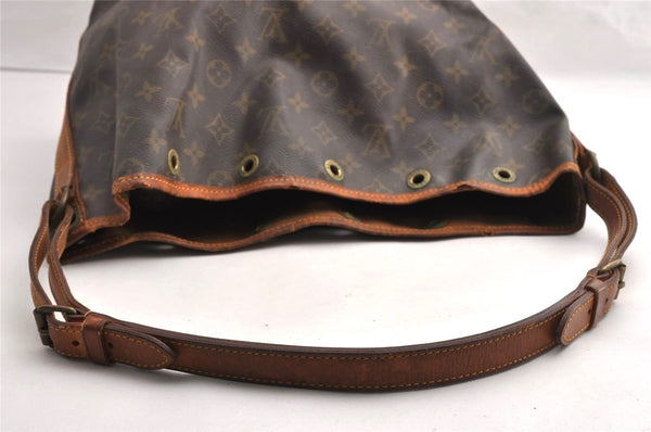 Authentic Louis Vuitton Monogram Noe Shoulder Drawstring Bag M42224 LV 5062I