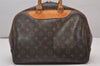 Authentic Louis Vuitton Monogram Deauville Hand Bag M47270 LV Junk 5063I