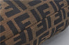 Authentic FENDI Zucca Shoulder Hand Bag Canvas Leather Brown White 5065D