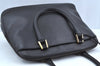 Authentic Salvatore Ferragamo Shoulder Hand Bag Leather Black SF 5065H